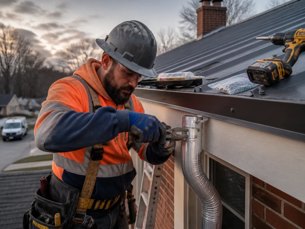 Downspout Installation