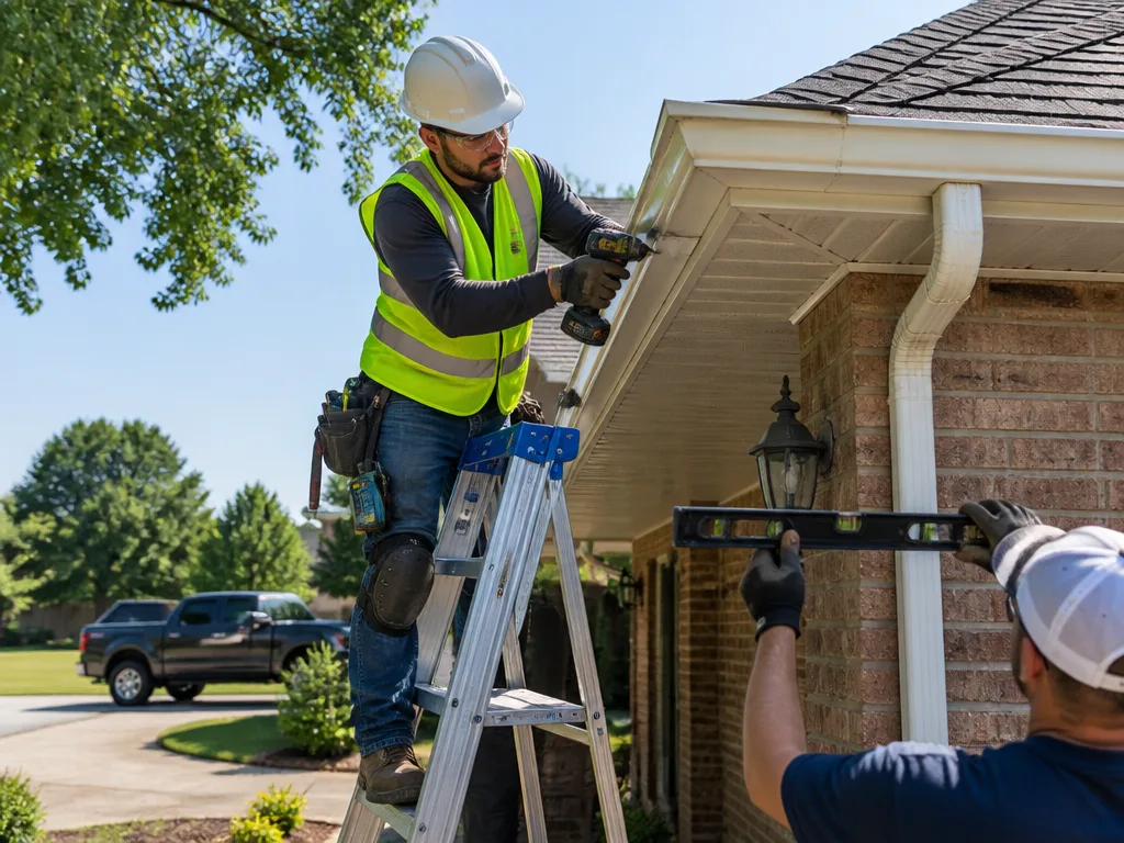 Vinyl Gutter Installation